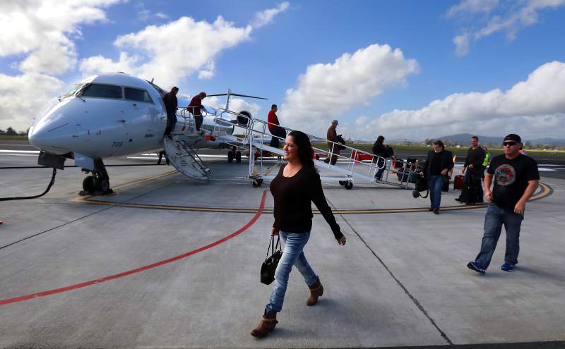 New flights lift Sonoma County Airport travel 39%